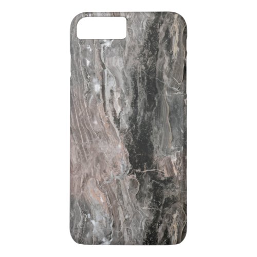 Trendy Dark And Light Gray Marble Stone Texture iPhone 8 Plus7 Plus Case