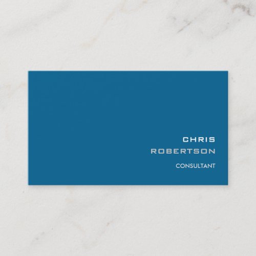 Trendy Dark Blue Attractive Business Card