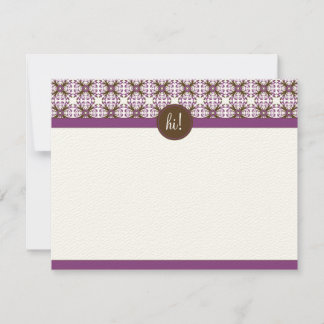 Trendy Decorative Flat Note Cards (GGs)