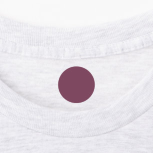 Trendy Deep Plum - Label