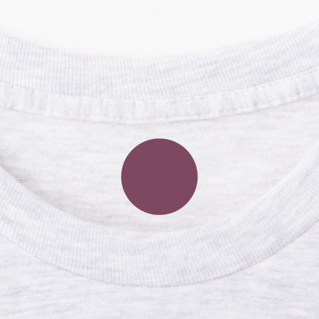 Trendy Deep Plum - Label (Affixed)