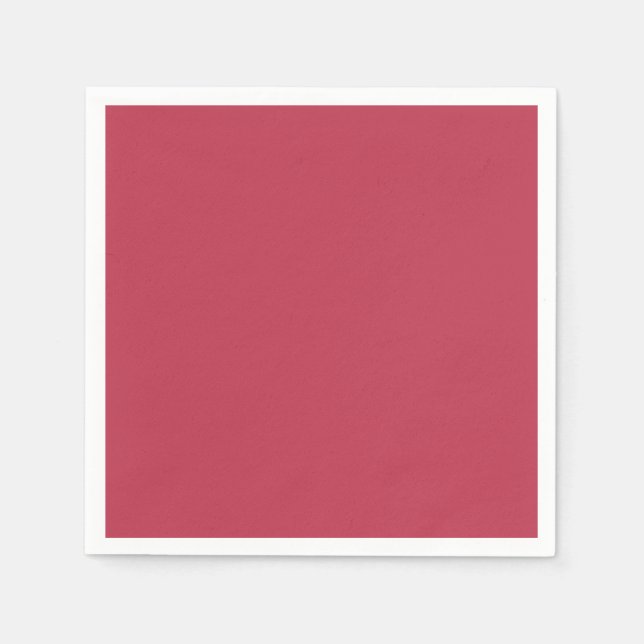 Trendy Deep Raspberry Red - Napkins (Front)