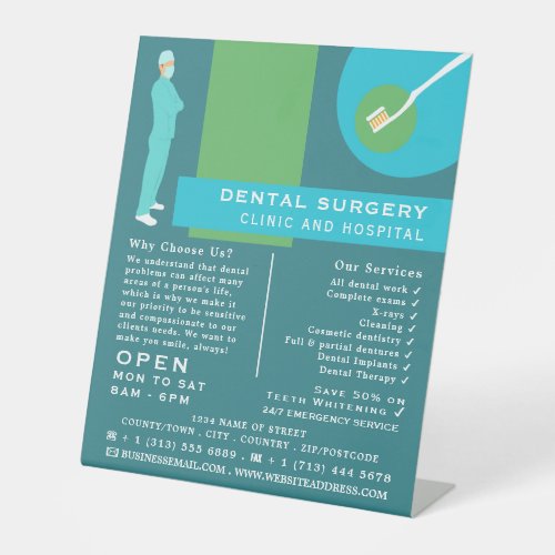Trendy Dentist Design Dentistry Dentist Advert Pedestal Sign