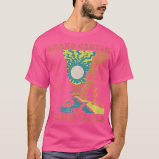 Trendy Design Centered Grand Canyon Hiking Trails T-Shirt