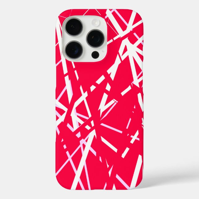 Trendy Design on Red Background Case-Mate iPhone Case (Back)