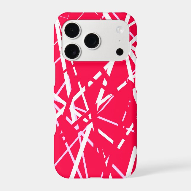 Trendy Design on Red Background Case-Mate iPhone Case (Back)