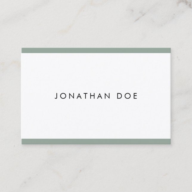 Trendy Design Professional Smart Luxury Elegant Business Card (Front)