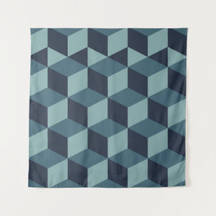 	Trendy design vintage abstract color block geomet Tapestry