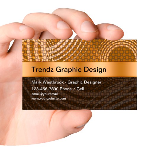 Trendy Designer Business Cards Online Template