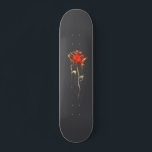 Trendy Distressed Grunge Rose Skate Deck<br><div class="desc">Simple Trendy Distressed Grunge Rose 
Thank you for shopping my store.
AML Fluid,  Digital,  Dotted & Graphic Arts</div>