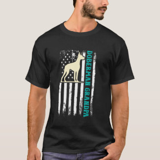 Trendy DOBERMAN GRANDPA Dog Granddad Dobermans Gra T-Shirt