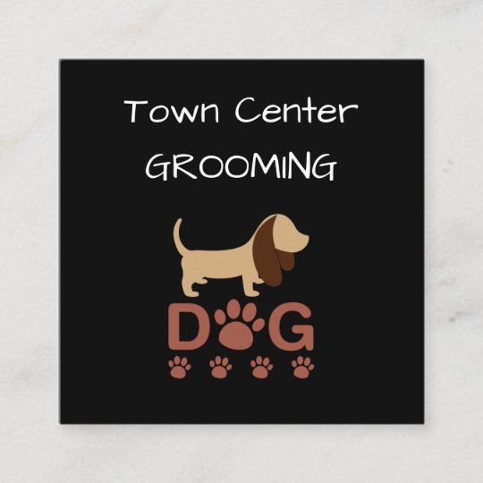 Trendy Dog Grooming Appointment And Business Cards
