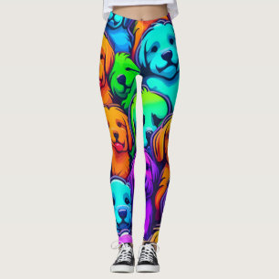 Trendy Dog Pattern for Pet Lovers Leggings