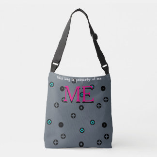 Trendy Dot Custom Monogrammed Crossbody Bag