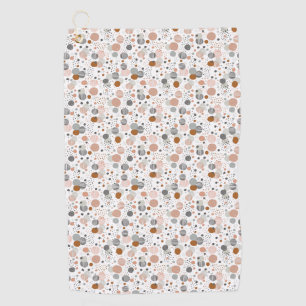 Trendy dots pattern bath towel