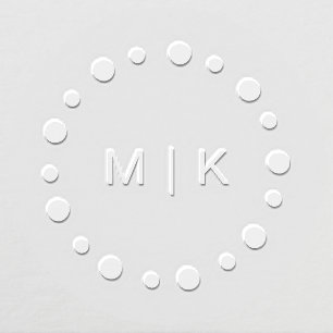 Trendy Dots with Monogram Embosser