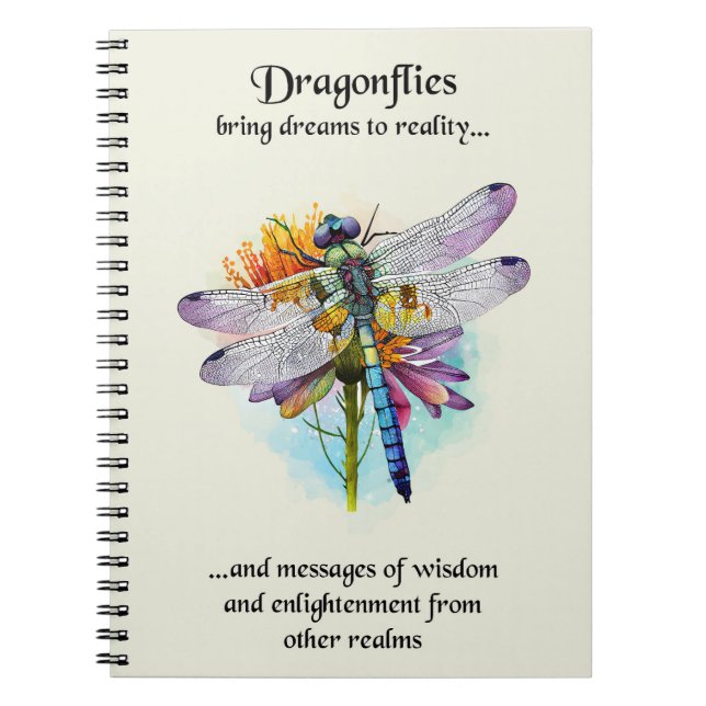 Trendy Dragonfly  Notebook (Front)