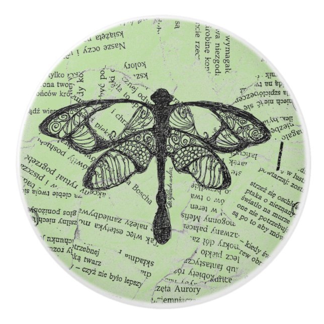 Trendy Drawer Cabinet Pulls Dragonfly (Front)