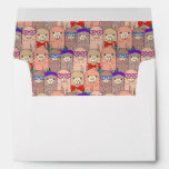 Trendy Dressed Llama Pattern Envelope