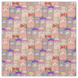 Trendy Dressed Llama Pattern Fabric