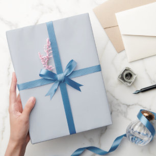 Trendy Dusty Bluish Gray - Wrapping Paper Roll