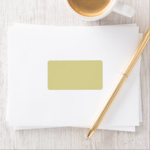 Trendy Earthy Yellow - Address Labels
