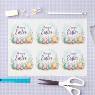Trendy Easter Eggs Beautiful Collection Tissue Paper