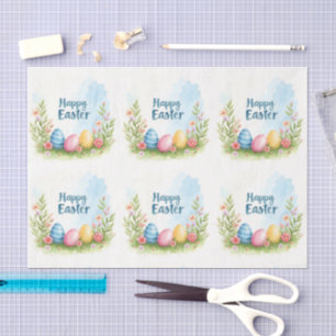 Trendy Easter Eggs Beautiful Collection Tissue Paper