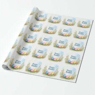 Trendy Easter Eggs Beautiful Collection Wrapping Paper