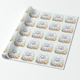 Trendy Easter Eggs Beautiful Collection Wrapping Paper