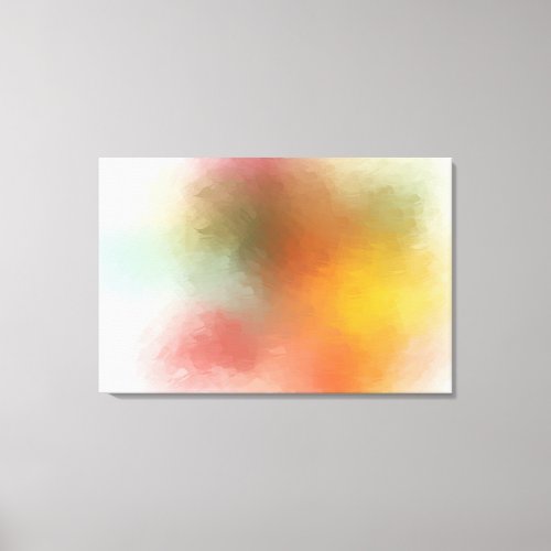 Trendy Elegant Colorful Abstract Art Modern Canvas Print