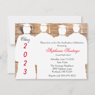 Trendy Elegant Country Graduation Announcement