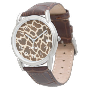 Trendy Elegant Cow Faux Leather Collection Watch