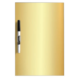 Trendy Elegant Modern Faux Gold Glamour Template Dry Erase Board