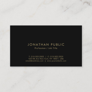 Trendy Elegant Modern Simple Template Business Card
