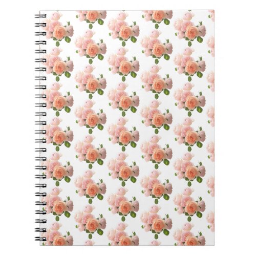 Trendy Elegant Roses Design Modern Template Notebook