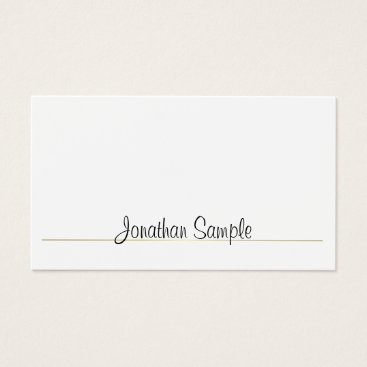 Trendy Elegant Sleek Design Gold Plain Luxury Business Card Trendy Elegant Sleek Design Gold Plain Luxury Business Card