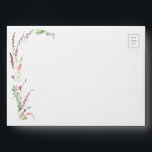 Trendy Elegant Wildflower Floral Wedding Envelope<br><div class="desc">Make your wedding even more special with these Trendy Elegant Wildflower Floral Wedding Envelopes! Featuring a casual, beautiful arrangement of lilac lavender, blush pink, yellow and blue wildflowers and botanical greenery for a truly stunning look. Whether you are planning an outdoor garden ceremony or an indoor wedding reception, these envelopes...</div>