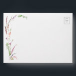 Trendy Elegant Wildflower Floral Wedding Envelope<br><div class="desc">Make your wedding even more special with these Trendy Elegant Wildflower Floral Wedding Envelopes! Featuring a casual, beautiful arrangement of lilac lavender, blush pink, yellow and blue wildflowers and botanical greenery for a truly stunning look. Whether you are planning an outdoor garden ceremony or an indoor wedding reception, these envelopes...</div>