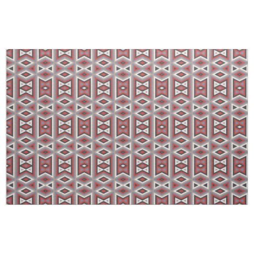 Trendy Ethnic American Native Indian Tribe Pattern Fabric | Zazzle