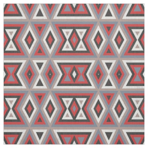 Trendy Ethnic American Native Indian Tribe Pattern Fabric