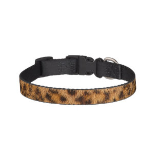 Trendy Exotic Jaguar Fur Pattern Animal Print Pet Collar