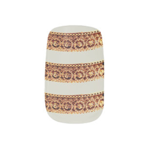 Trendy Exotic Pure White Minx Nail Art Decals