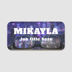 Trendy Eyeglasses Optical Name Tag