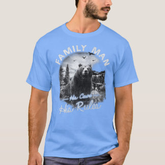 Trendy Family Man Bear His Cave His Rules Premium  T-Shirt
