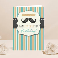 Trendy (Fan-Tache-Tic) Mustache Birthday