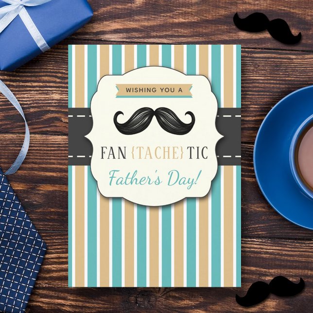 Trendy (Fan-Tache-Tic) Mustache Photo Father's Day (Creator Uploaded)