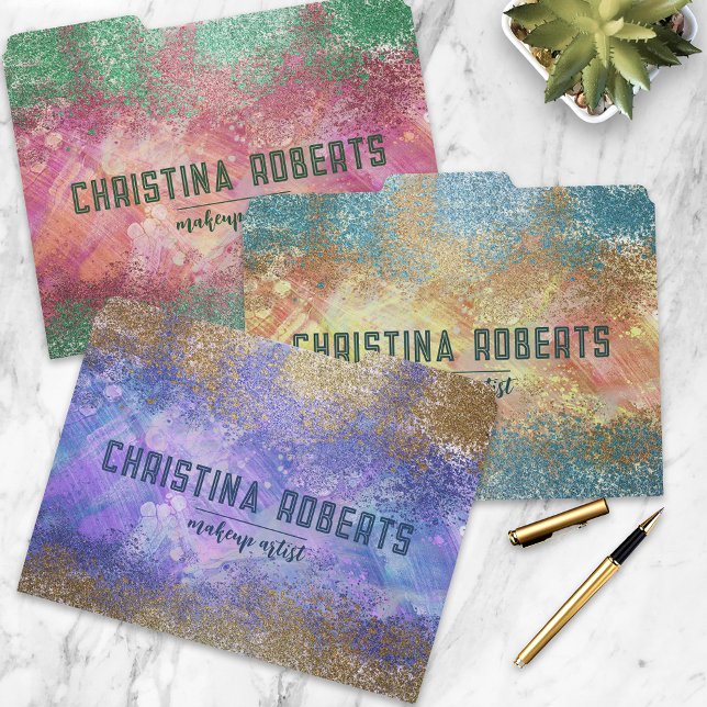 Trendy Fancy Stylish Artistic Makeup Artist File Folder (Creator Uploaded)