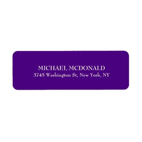 Trendy Fashion Indigo Blue Color Background Label