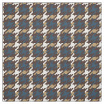 Trendy fashion neutral houndstooth plaid pattern fabric
